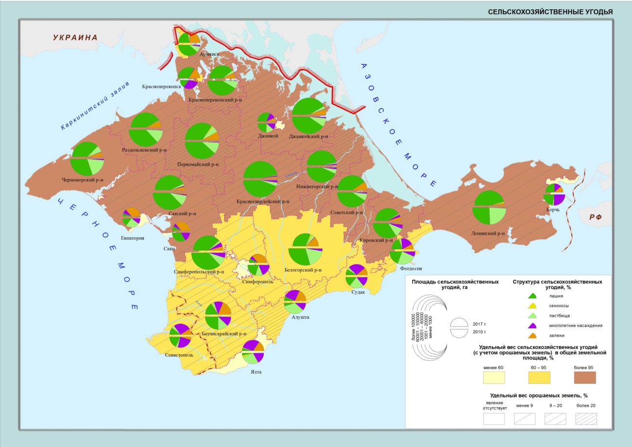 Карта сельхозугодий россии
